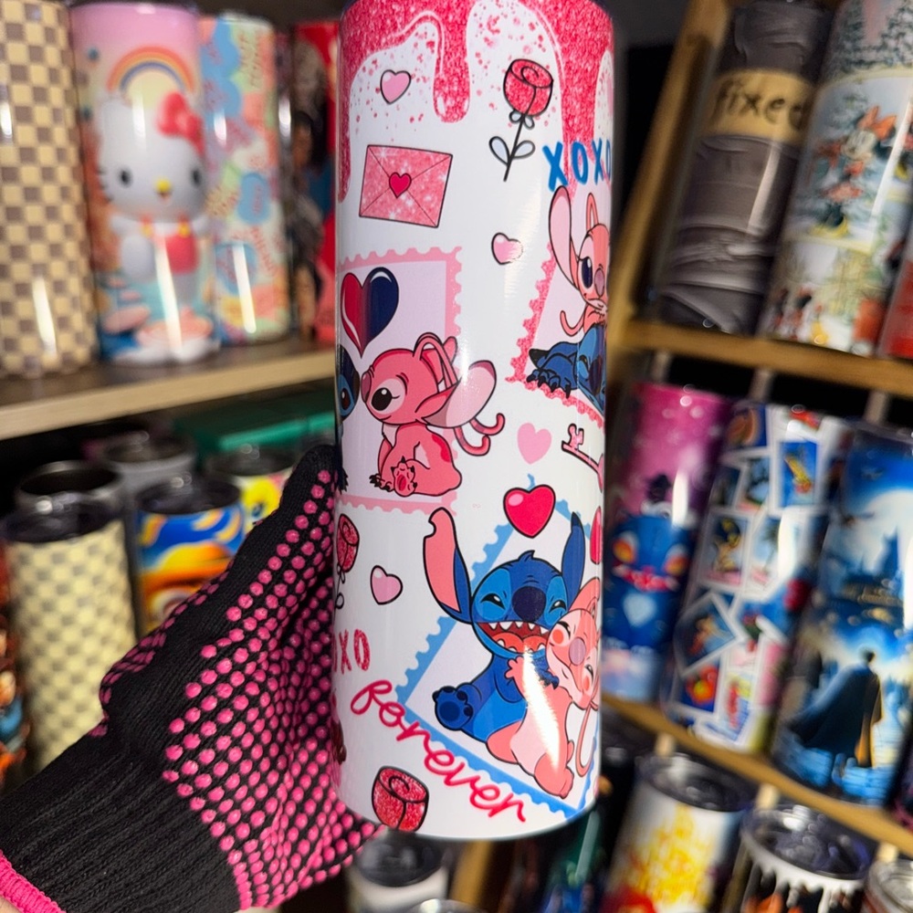 20oz Stitch and Angel Tumbler